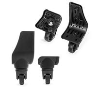 Lot de 4 valises pratiques à 360 degrés pour un voyage fluide et silencieux, Noir