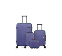 Lot de 4 valises Spiez marine grand format cabine cabine XXS avec vanity