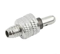 Lot de 4 valves de chambre à air de vélo en acier inoxydable, adaptateurs de valve de rechange pour chambre à air de vélo, kit de réparation d'outils d'entretien de vélo