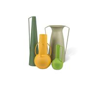Lot de 4 Vases en fer vert Roman