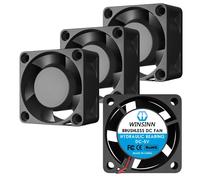 Lot de 4 ventilateurs 40 mm 5 V sans balais 4020 40 x 20 mm pour refroidissement PC North South Bridge Chip ¿ Haute vitesse