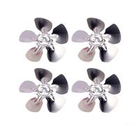 Lot de 4 ventilateurs de réfrigérateur pour pales pour stockage au froid de 28 °C, fabriqués en alliage d'aluminium avec 150 mm, 200 mm, 250 mm de diamètre. Variantes disponibles (150 mm)