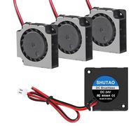 Lot de 4 ventilateurs de refroidissement 20 mm 2006 24 V 20 mm x 6 mm à roulement turbo avec terminal à 2 broches Ventilateur ultra fin pour ordinateur portable Projecteur portable Capteur de