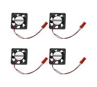 Lot de 4 ventilateurs de refroidissement 5 V 3007 pour Raspberry Pi 4 modèle B, 3 B+, 3 B, 2, B+, super silencieux CC sans balais avec connecteur tout-en-un pour projets
