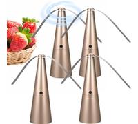Lot de 4 ventilateurs rotatifs anti-mouches pour table et usage domestique | Conçus comme des ventilateurs anti-mouches pour les tables, ce lot de 4 ventilateurs rotatifs anti-mouches offre une