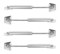 Lot de 4 vérins à gaz de 27,9 cm - 100 N/10 kg - Ressort à gaz pour casier, camping-car, boîte, lit, camping, sous-sol