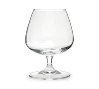 Lot de 4 verres à Cognac avec verre en cristal