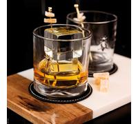 Lot de 4 verres à whisky La Rochère