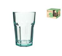 Lot De 4 Verres Casablanca En Verre Recyclé Transparent Cl 35,5