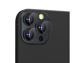 Lot de 4 Verres Flexibles pour Caméra de iPhone 13 Pro Max 6H Incassable 3mk Transparent