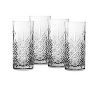Pasabahce Verres à long drink Timeless 520205 – Lot de 4 Cristal 365 ml