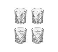 Pasabahce Verres à whisky Timeless – Lot de 4 34 cl aspect cristal transparent