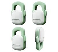 Lot de 4 verrous de porte de four sans clé, résistants à la chaleur et au lave-vaisselle pour la sécurité des , pour four de cuisine et réfrigérateur