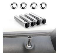 Lot de 4 verrous de porte directs pour la plupart des boulons - Boutons de porte en aluminium pour soulever les garnitures extérieures de voiture de remplacement pour les serrures automobiles cassées