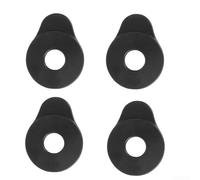 Lot de 4 verrous de sangle en caoutchouc antidérapants pour guitares acoustiques et électriques, attaches antidérapantes sécurisées avec clips rapides pour performance en direct