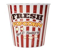 Lot de 4 Vintage Popcorn Seau en plastique à nourriture Home Movie