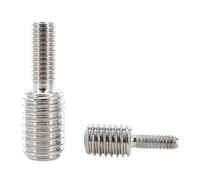 Lot de 4 vis à filetage métrique en acier inoxydable, convertisseur à double extrémité, boulon réducteur(M14X25-M16X25)