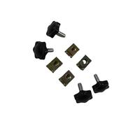 Lot de 4 vis antivol pour guidon de moto - Pour Harley Grand Glide Street Glide Supreme Glide - Doré