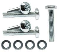 Lot de 4 vis cruciformes avec rondelles pour montage mural de TV Samsung, Philips, Sony, Toshiba, LG, TV, JVC M8 x 30 mm