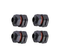 Lot de 4 vis d'aération étanches à la poussière IP68 - Réducteur de pression M12 x 1,5 - Bouchon de reniflard d'éclairage pour contrôle de l'humidité et de la pression - Vis de ventilation pour