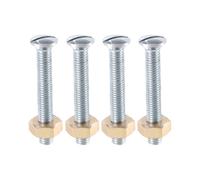Lot de 4 vis de fixation en acier inoxydable de 6 mm pour tourne-disque Garrard 301