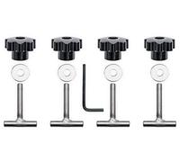 Lot de 4 vis de fixation T5 - Rail de verrouillage Multiflex - En acier inoxydable - 50 mm T - Accessoires de coffre de toit pour V VV T5 T6 7h5883084c