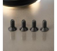 Lot de 4 vis de montage de taquets, boulons de crampons pour pédales autobloquantes, vis de rechange pour chaussures de cyclisme, ajustement sûr pour les cyclistes