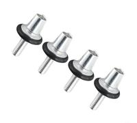 Lot de 4 vis de réglage de l'étrier de frein en V en alliage d'aluminium (M6) pour vélo de route à pignon fixe Cyclocross - Résistant à la rouille pour un transport facile - Boulons de fixation