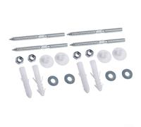 Lot de 4 vis et boulons en acier inoxydable pour lavabo mural pour salle de bain et cuisine