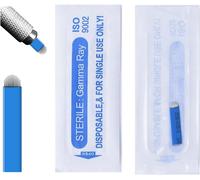 Lot De 40 Aiguilles De Microblading Jetables ¿ 0,2 Mm 18 Broches En Forme De U Pour Maquillage Permanent Des Sourcils Et Des Lèvres, Compatibles Avec Les Stylos De Microblading, Fournitures De