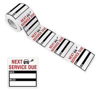 Lot de 40 autocollants de rappel d'huile de 5,1 x 5,1 cm - 150 autocollants de changement d'huile - Noms de rappel pour fenêtre de voiture - Étiquettes de service prochain service pour voiture