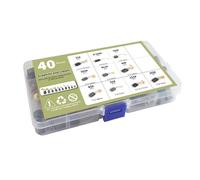 Lot de 40 balais de charbon pour moteur électrique, pièce de rechange