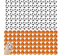 Lot de 40 balles Anti-Stress de Sport Fidget Toy Fidget Sensory Anxiété Soulagement du Stress Jouet pour Enfants Adultes,5cm balles compressibles idée Cadeau de fête Football,Basketball-2 Styles