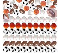 Lot de 40 balles Anti-Stress de Sport Fidget Toy Fidget Sensory Anxiété Soulagement du Stress Jouet pour Enfants Adultes, balles compressibles idée Cadeau de fête-(5-5.5cm 4 Styles)