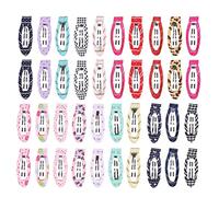 Lot de 40 barrettes à cheveux antidérapantes de 5,1 cm pour filles, tout-petits, enfants et femmes (40 pièces/lot)