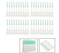 Lot de 40 brosses à fil interdentaires pour nettoyage doux
