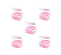 Lot de 40 brosses interdentaires en fil dentaire Push-Pull pour l'hygiène bucco-dentaire Rose 0,7 mm