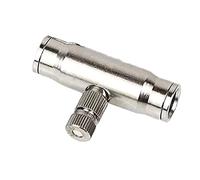 Lot De 40 Buse de Système de Brumisation Haute Pression Buse de Pulvérisation de Bruine pour le système de refroidissement extérieur, anti(Size:0.1mm,Color:Brass nozzle+3/8 "Interface Quick Connector)