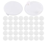 Lot de 40 cache-trous de charnièr,Couvre-Trous de Charnière,Trou Couvercle de Trou,Capuchons Ronds de Type Affleurant pour Armoire à Meubles Blanc (35 mm)