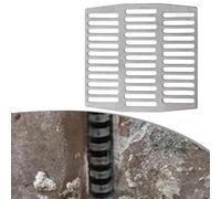 Lot de 40 cache-trous de vidange empilables en acier inoxydable avec ressort en acier pour protection contre les parasites