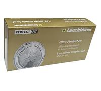 Lot de 40 capsules de pièces de monnaie Ultra Perfect Fit - Pour pièces de monnaie de 38 mm - Feuille d'érable - Argenté - De qualité supérieure