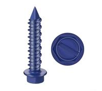 Lot de 40 chevilles d'ancrage en acier carbone haute résistance M6,5 x 32 mm pour fixation et support de maçonnerie
