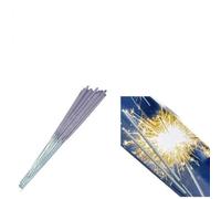 Lot de 40 cierges magiques pour gâteau d'anniversaire. Artifice d'intérieur catégorie 1. Durée d'illumination environ 45 secondes
