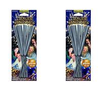 Lot de 40 Cierges magiques sous blisters - longueur 17 cm - longueur utile 8 cm - durée unitaire 45 secondes - décoration d'artifice de gateau pour l'intérieur catégorie 1, Sans Parfum