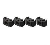 Lot de 40 clips de ligne de frein en plastique noir 4,75 mm pour A4/S4/pour A6/S6/A8/S8/RS4 et/pour Scirocco/pour Sharan/Seat pour Alhambra/pour Arosa/pour Cordoba/pour Ibiza/pour Toledo