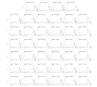 Lot de 40 clips de montage pour éclairage extérieur LED avec vis, disponibles en paquets de 40 ou 80 pour un support d'éclairage extérieur fiable