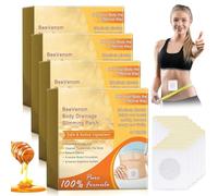 Lot de 40 compresseurs minceur pour brûler rapidement les graisses sur le ventre, venin d'abeille, drainage lymphatique, patchs amincissants, naturels et sans produits chimiques, pour femme