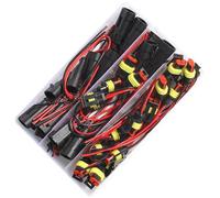 Lot de 40 connecteurs de faisceau de câbles électriques à 2 broches faciles à utiliser pour voiture