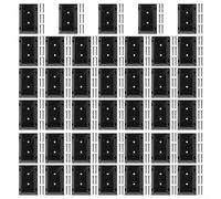 Lot de 40 connecteurs de support de garde-corps pour poteaux en bois de 2 x 4 - Construction en nylon haute résistance avec plusieurs trous de montage pour sécuriser la terrasse, la clôture et les