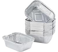 Lot de 40 doublures de bac à graisse jetables pour Nexgrill 720-0830H - Noir